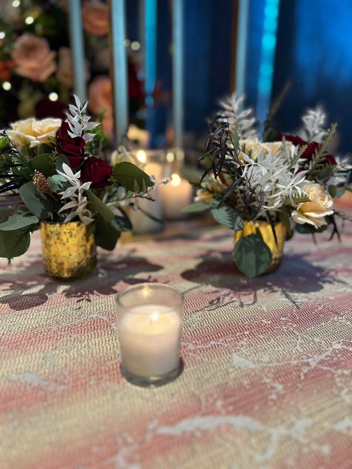 Cairns Reverse tablecloth at a Windy City Linen event