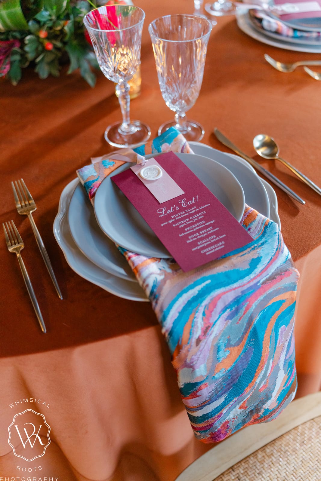 Velvet Spice and Calypso at a Windy City Linen event