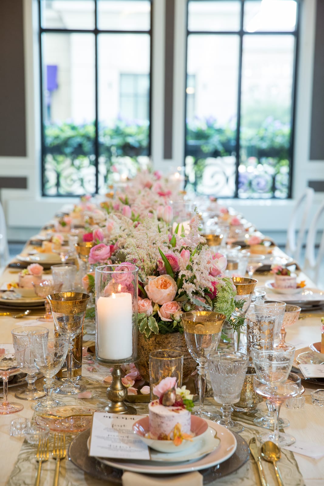 Classic Solid Camel napkin at a Windy City Linen event