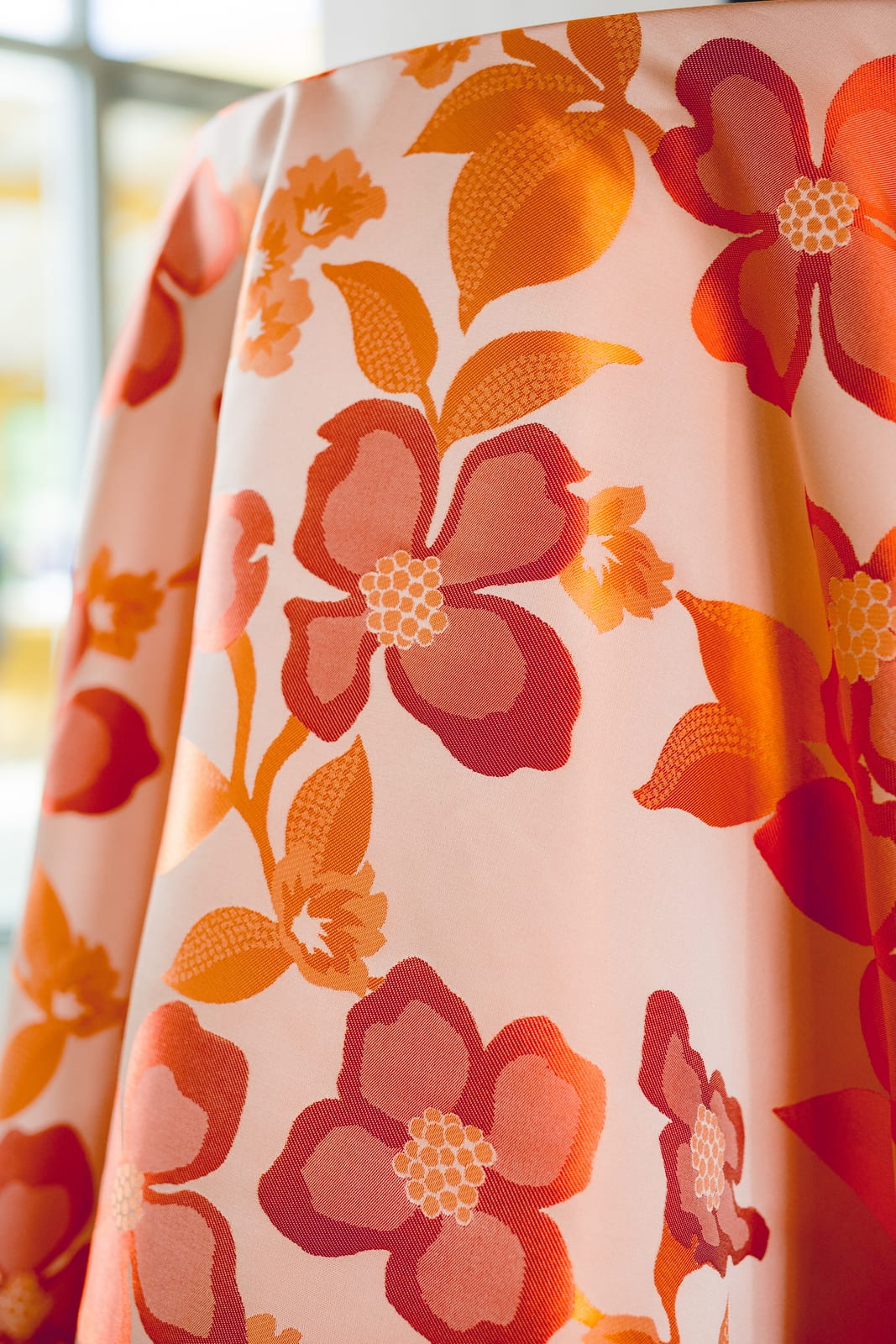 Dogwood tablecloth at a Windy City Linen event