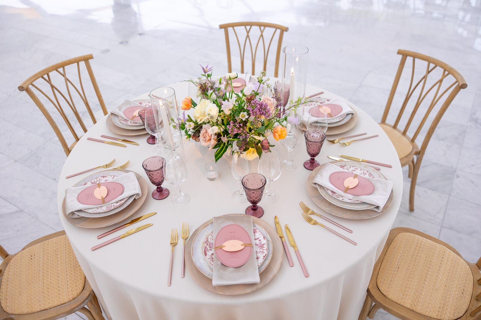 Serenity Driftwood and Serenity Willow at a Windy City Linen event