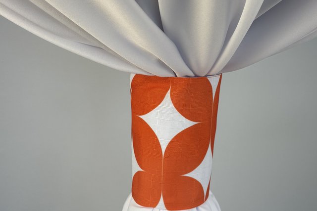 Specialty Halas Tangerine linen cuff