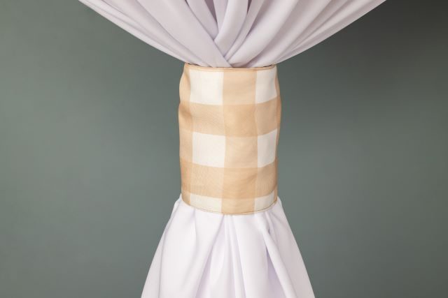 Specialty Buffalo Check Taupe cuff