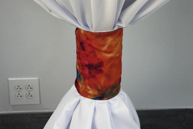 Specialty Tie Dye linen cuff