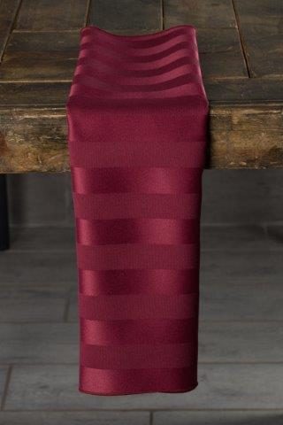 Imperial Stripe Burgundy napkin