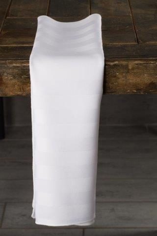 Imperial Stripe White napkin