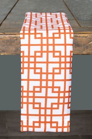Specialty Burnt Orange Matrix napkin