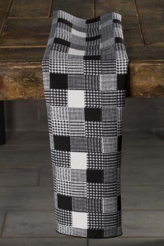 Specialty Houndstooth Black napkin